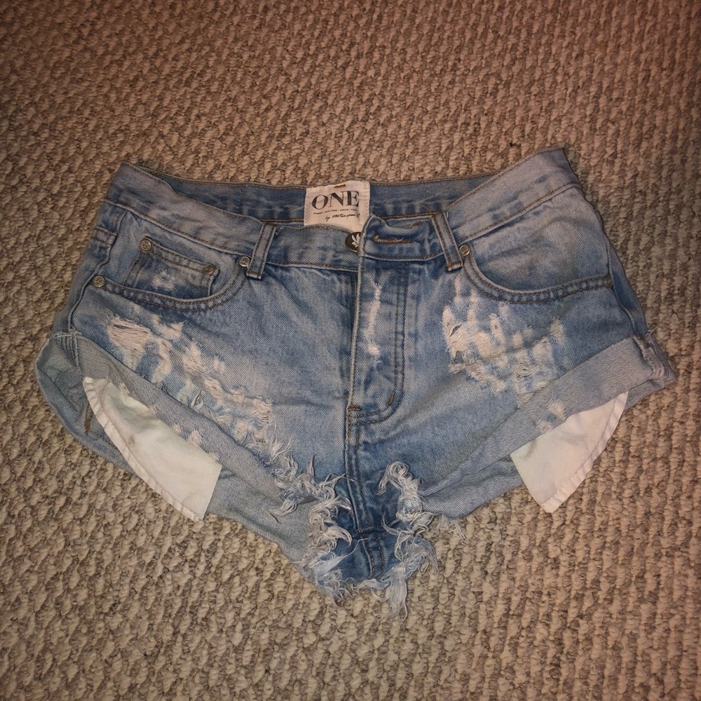 One Teaspoon Bandit Jean Shorts